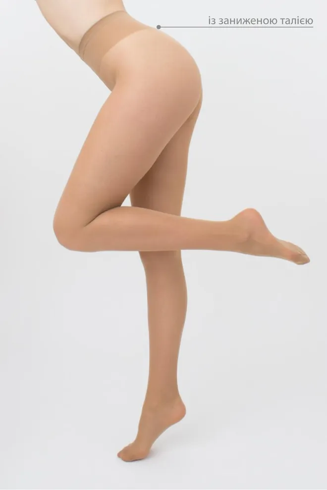 Класичні колготки із заниженою талією Sensi VB 40 den Giulia (daino), бежевий