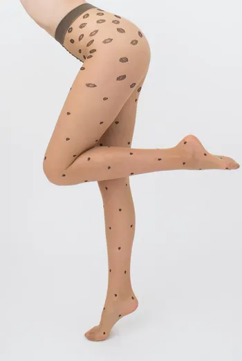 Колготки з принтом Sensual 20 den model 2 Giulia (daino/nero) Колготки з принтом Sensual 20 den model 2 Giulia (daino/nero)