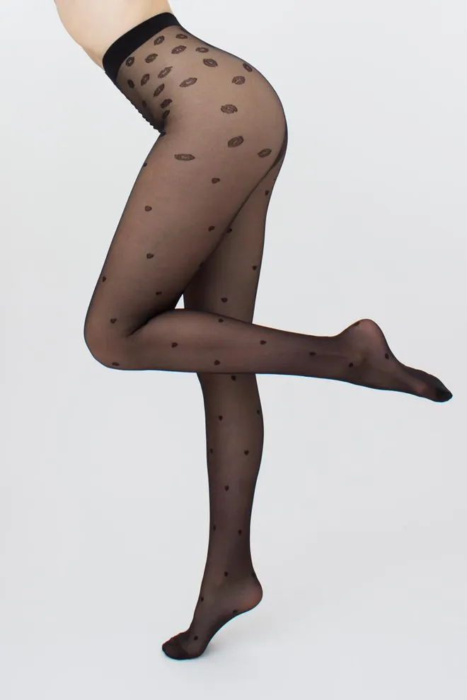 Колготки с принтом Sensual 20 den model 2 Giulia (nero)