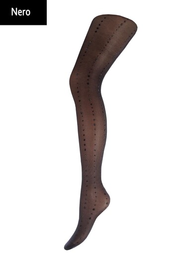 SHEILA 40 model 3 Детские колготки с рисунком TM GIULIA  (nero), черный SHEILA 40 model 3 Детские колготки с рисунком TM GIULIA  (nero), черный