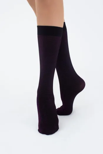 Жіночі блискучі гольфи Shiny Giulia (shiny pink metallic)