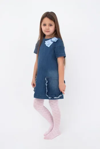 Дитячі колготки з сердечками SINDI (4) Giulia (pearl), рожевий