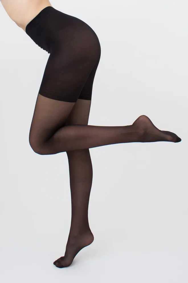 Класичні коригуючі колготки Slim 20 den Giulia (nero), чорний