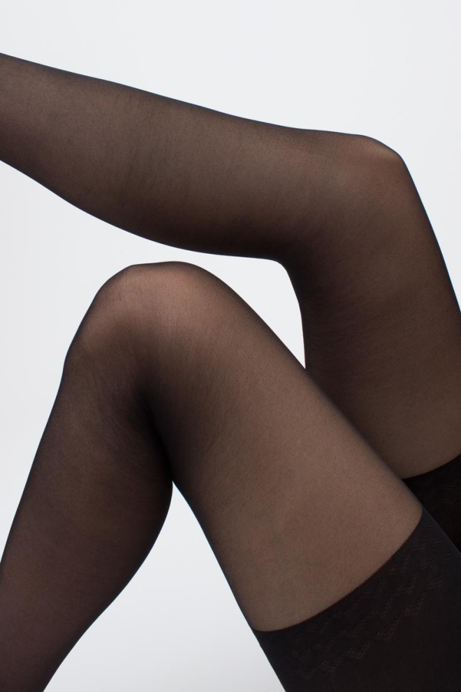 Класичні коригуючі колготки Slim 20 den Giulia (nero), чорний