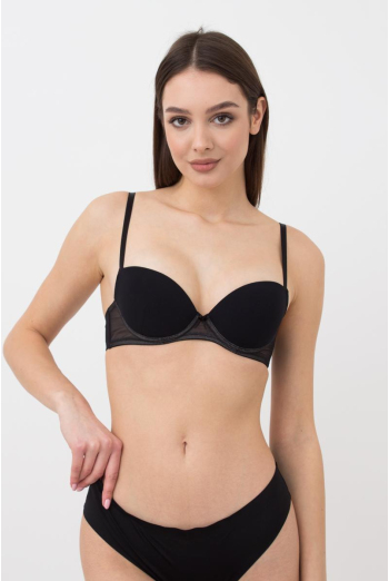 Бюстгальтер з формованою чашкою Soft micro 1105/22 Giulia (black), чорний