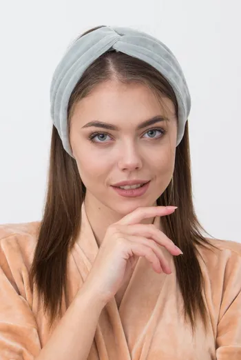 Пов'язка на голову Soft winter Giulia (grey) Пов'язка на голову Soft winter Giulia (grey)
