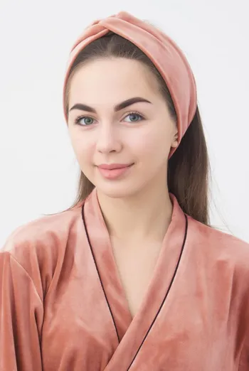 Пов'язка на голову Soft winter Giulia (coral) Пов'язка на голову Soft winter Giulia (coral)