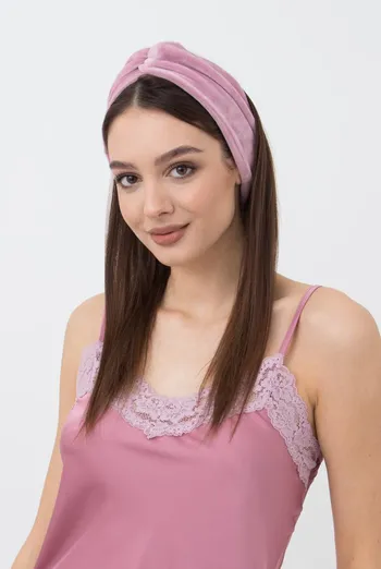 Пов'язка на голову Soft winter Giulia (pink) Пов'язка на голову Soft winter Giulia (pink)