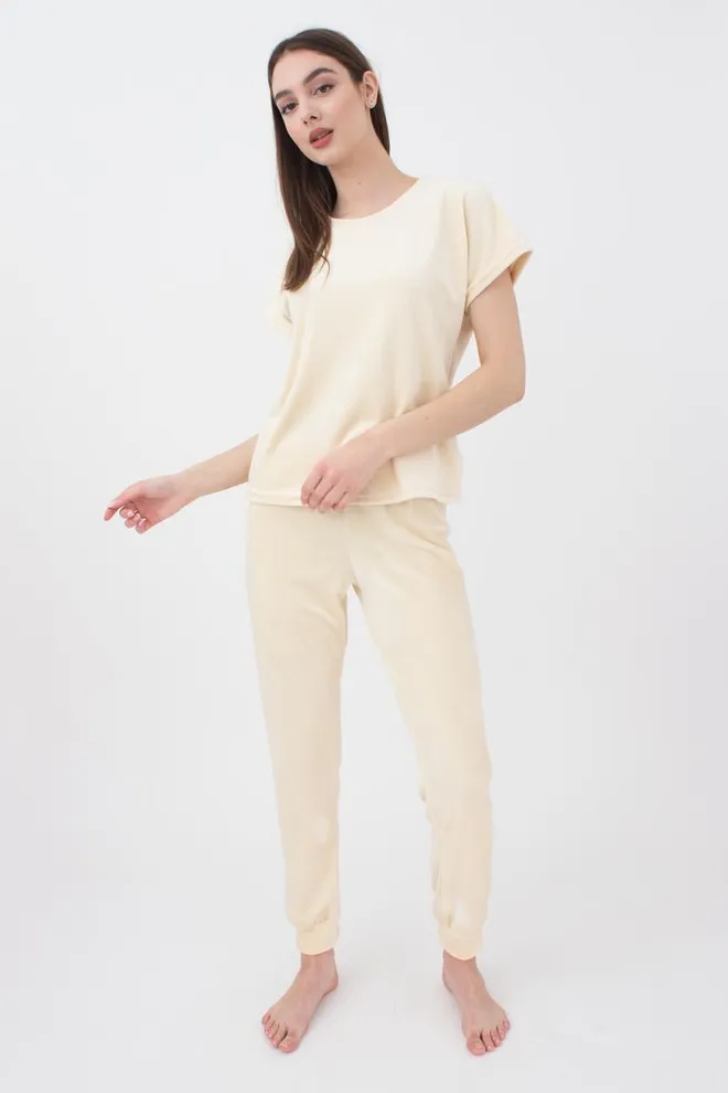 Штани жіночі теплі SOFT WINTER 4308/080 Giulia (vanilla), жовтий