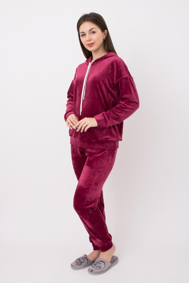 Штани жіночі теплі SOFT WINTER 4308/080 Giulia (burgundi), бордовий