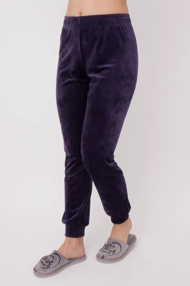 Штани жіночі теплі SOFT WINTER 4308/080 Giulia (eggplant), фіолетовий