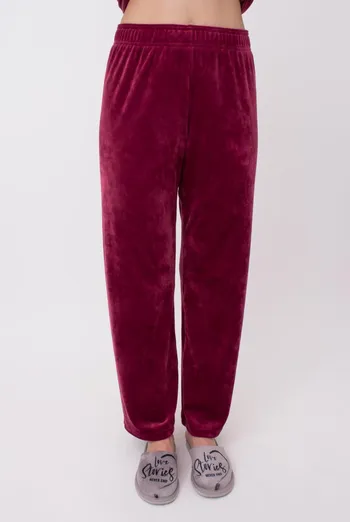 Штаны женские свободного кроя SOFT WINTER 4311/080 Giulia (burgundi), бордовый
