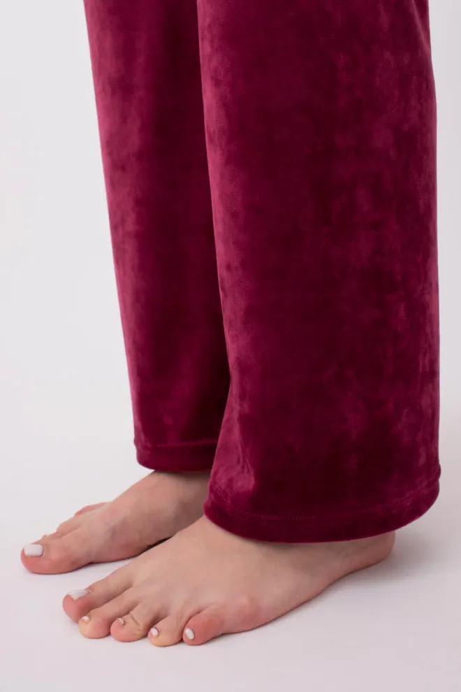 Штани жіночі вільного крою SOFT WINTER 4311/080 Giulia (burgundi), бордовий