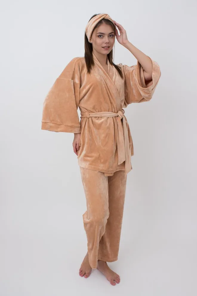 Штани жіночі вільного крою SOFT WINTER 4311/080 Giulia (latte), бежевий