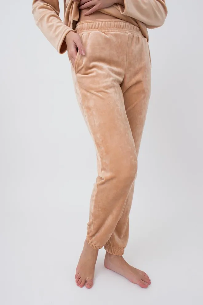 Штаны женские теплые SOFT WINTER 4312/080 Giulia (latte), бежевый