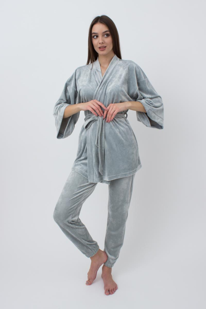 Штани жіночі теплі SOFT WINTER 4312/080 Giulia (grey), сірий