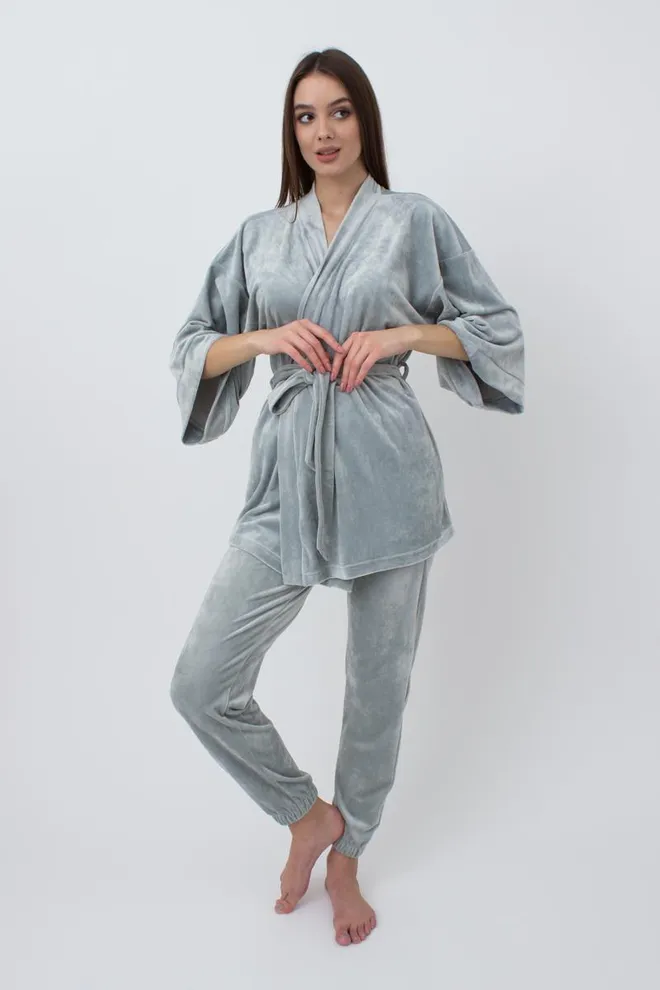 Штаны женские теплые SOFT WINTER 4312/080 Giulia (grey), серый