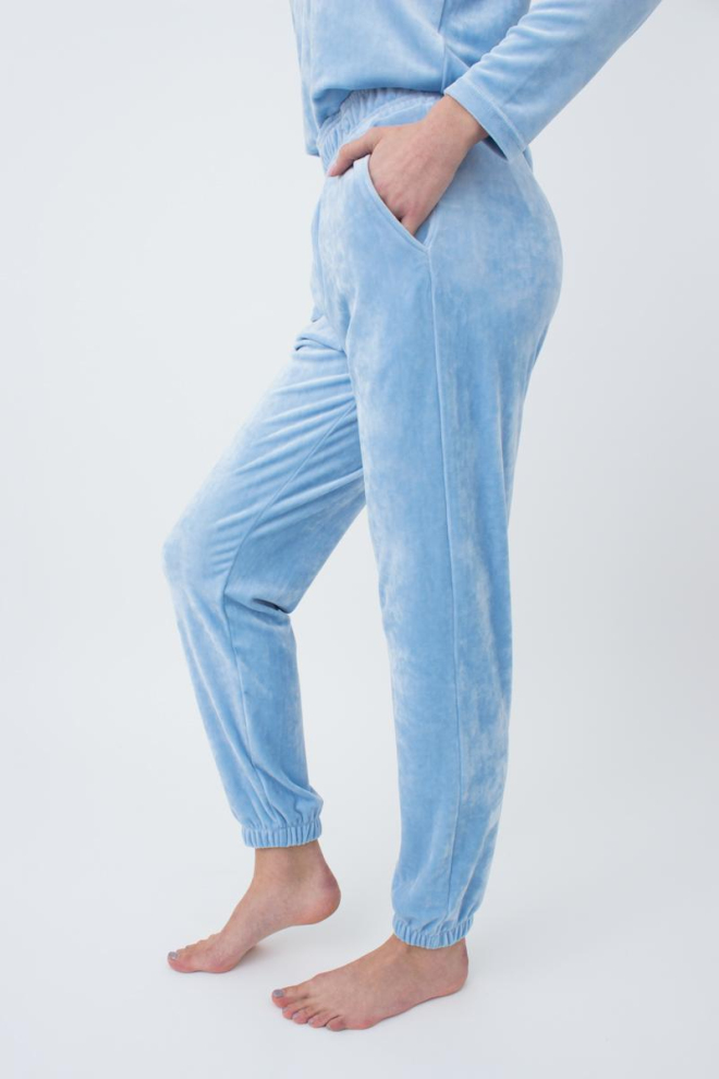 Штани жіночі теплі SOFT WINTER 4312/080 Giulia (blue), блакитний