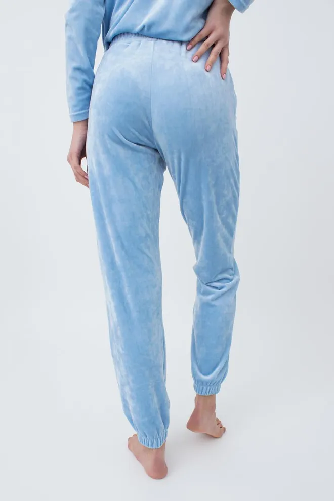 Штаны женские теплые SOFT WINTER 4312/080 Giulia (blue), голубой