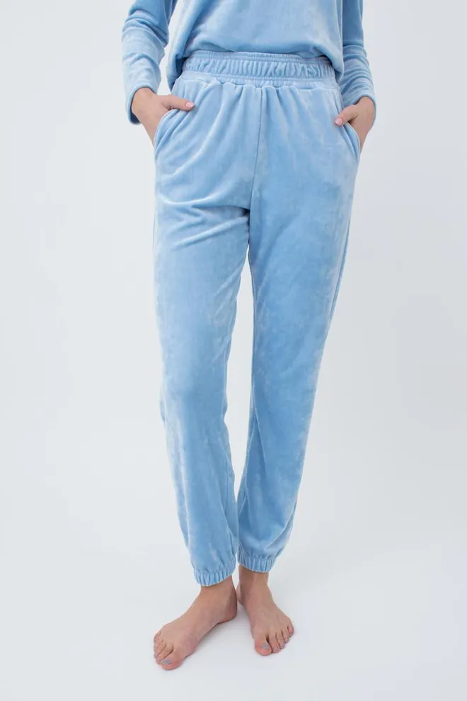 Штаны женские теплые SOFT WINTER 4312/080 Giulia (blue), голубой