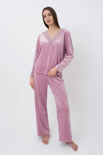Штаны женские теплые Soft winter 4313/080 Giulia (pink)