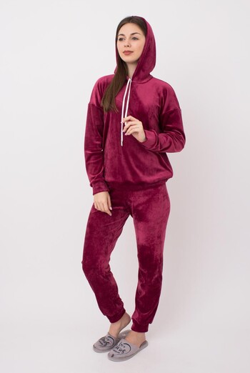 Свитшот с капюшоном женский Soft winter 4404/080 Giulia (burgundi) Свитшот с капюшоном женский Soft winter 4404/080 Giulia (burgundi)