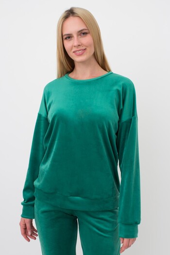 Свитшот женский SOFT WINTER 4405/080 Giulia (emerald), зеленый Свитшот женский SOFT WINTER 4405/080 Giulia (emerald), зеленый