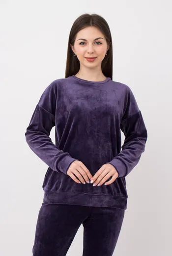 Свитшот женский SOFT WINTER 4405/080 Giulia (eggplant), фиолетовый