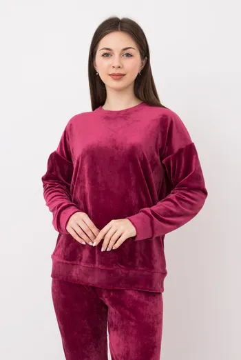 Свитшот женский SOFT WINTER 4405/080 Giulia (burgundi), бордовый Свитшот женский SOFT WINTER 4405/080 Giulia (burgundi), бордовый