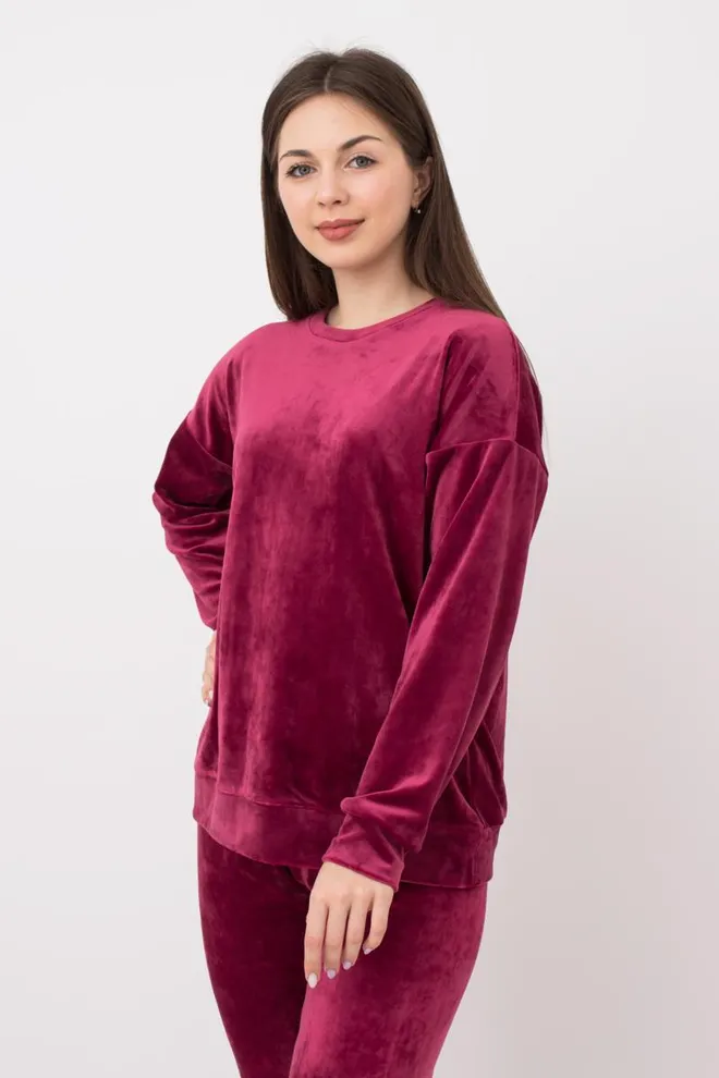 Світшот жіночий SOFT WINTER 4405/080 Giulia (burgundi), бордовий