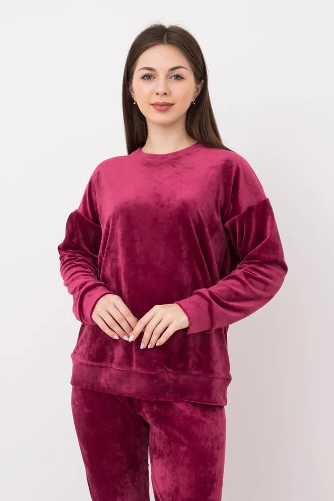 Світшот жіночий SOFT WINTER 4405/080 Giulia (burgundi), бордовий