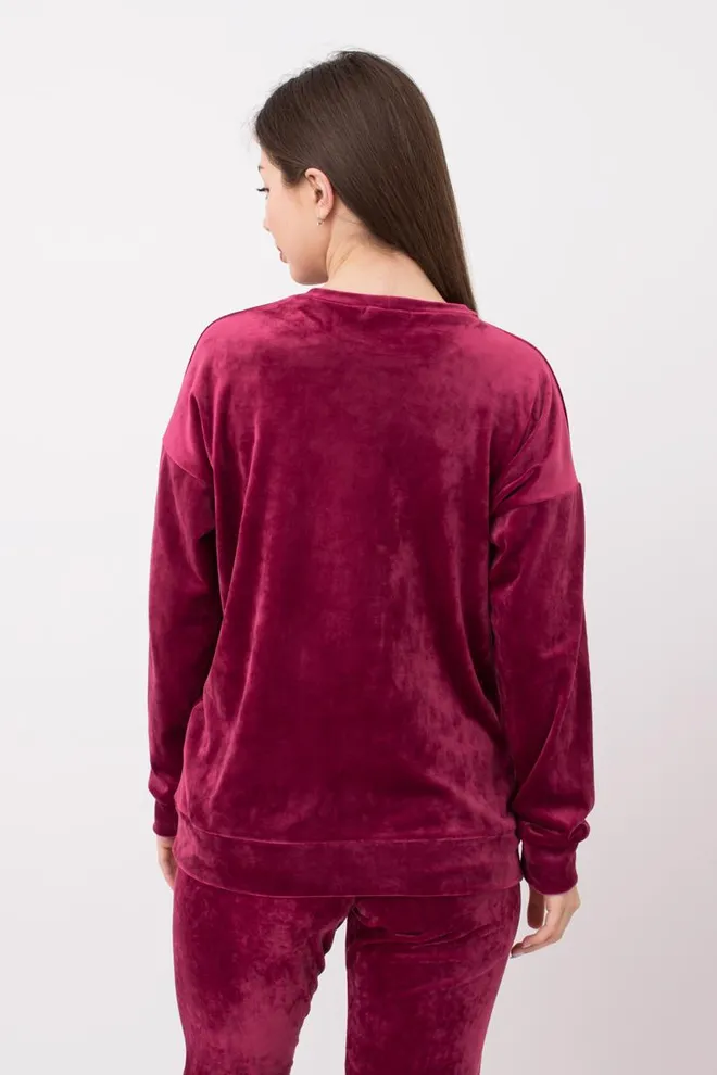 Світшот жіночий SOFT WINTER 4405/080 Giulia (burgundi), бордовий