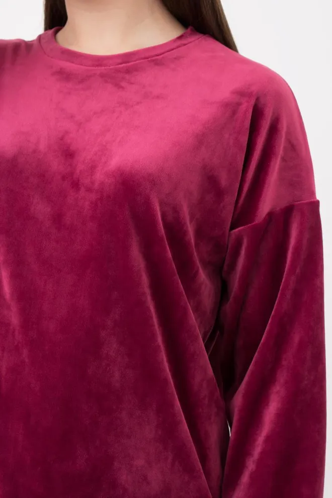 Світшот жіночий SOFT WINTER 4405/080 Giulia (burgundi), бордовий