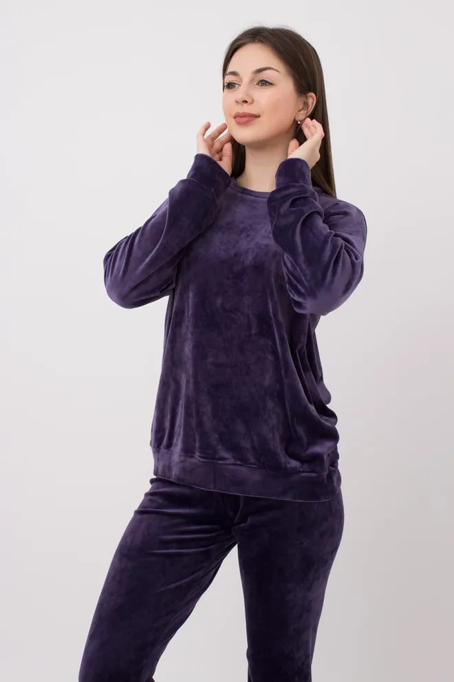 Світшот жіночий SOFT WINTER 4405/080 Giulia (eggplant), фіолетовий