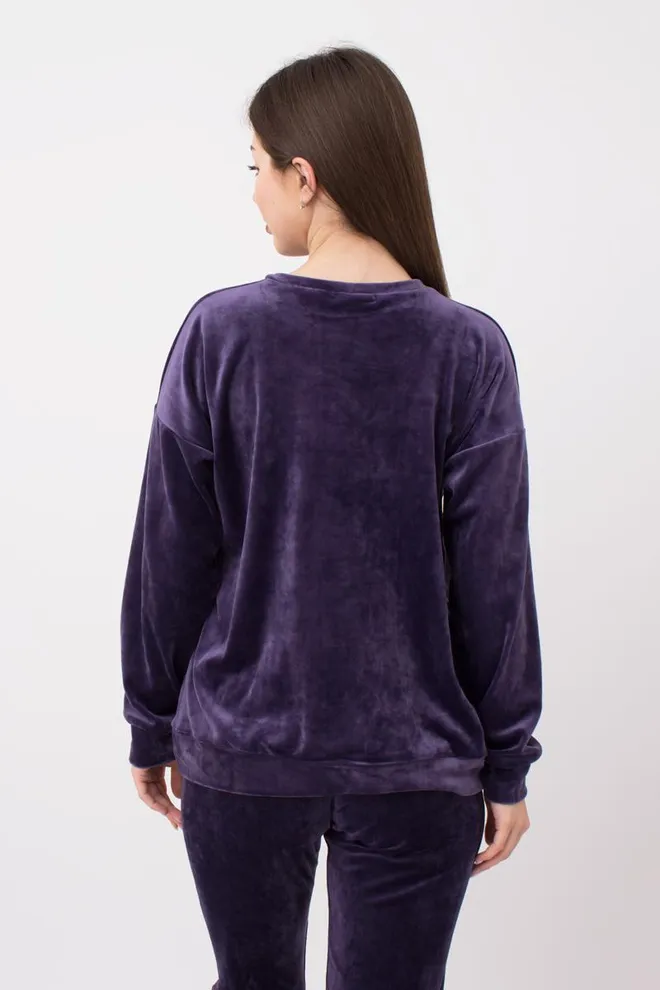 Світшот жіночий SOFT WINTER 4405/080 Giulia (eggplant), фіолетовий