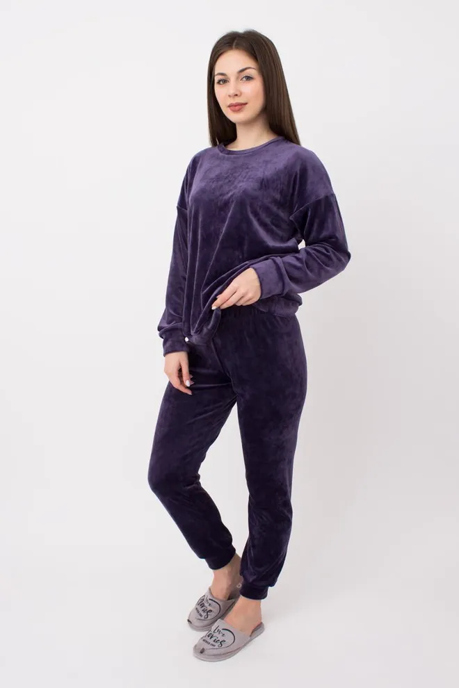 Світшот жіночий SOFT WINTER 4405/080 Giulia (eggplant), фіолетовий