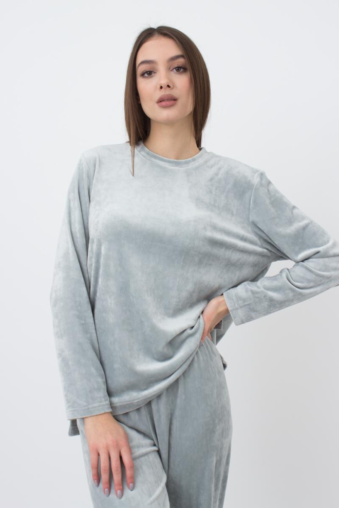 Світшот жіночий Soft winter 4406/080 Giulia (grey)