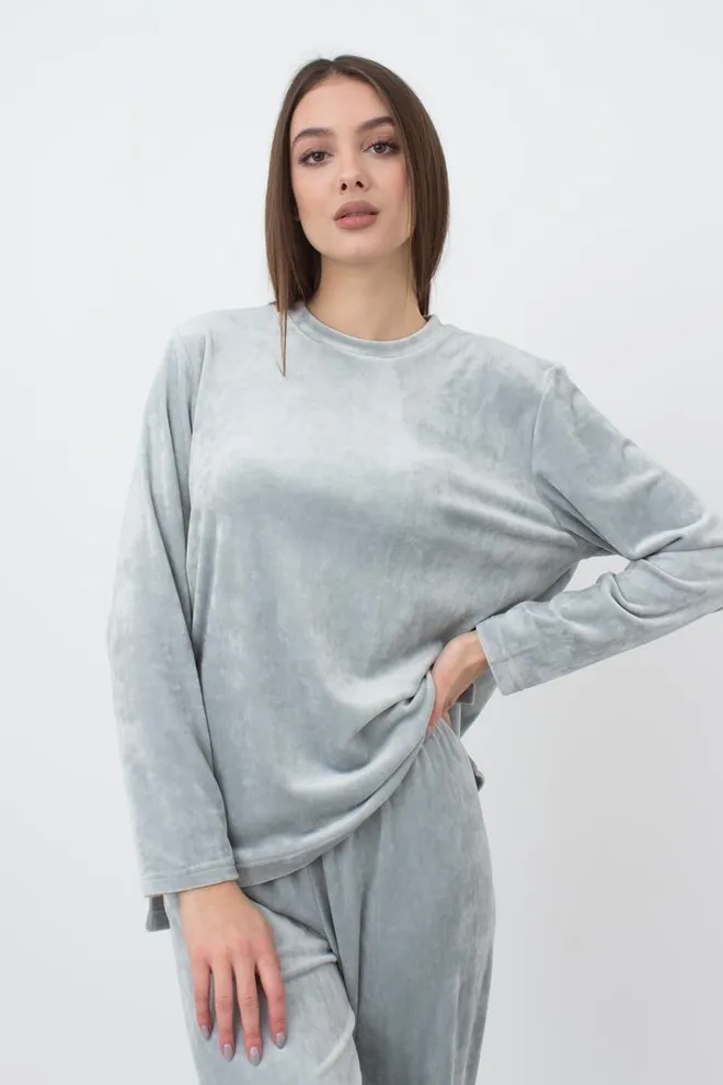 Світшот жіночий Soft winter 4406/080 Giulia (grey)