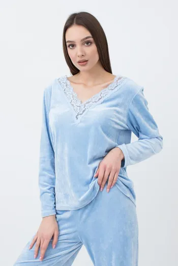 Кофта женская SOFT WINTER 4411/081 Giulia (blue), голубой