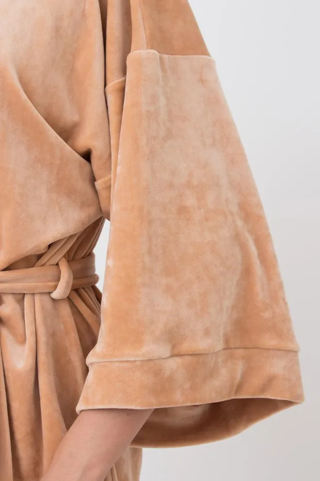 Жакет женский с поясом Soft winter 4502/080 Giulia (latte)