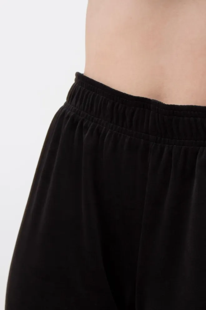 Комплект штани та кофта на ґудзиках із поясом SOFT WINTER 5509/080 Giulia (black), чорний