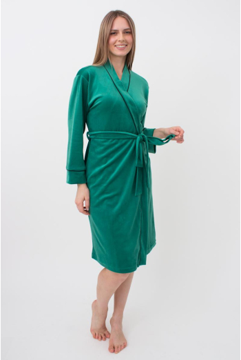Халат теплий жіночий Soft winter 7331/080 Giulia (emerald)