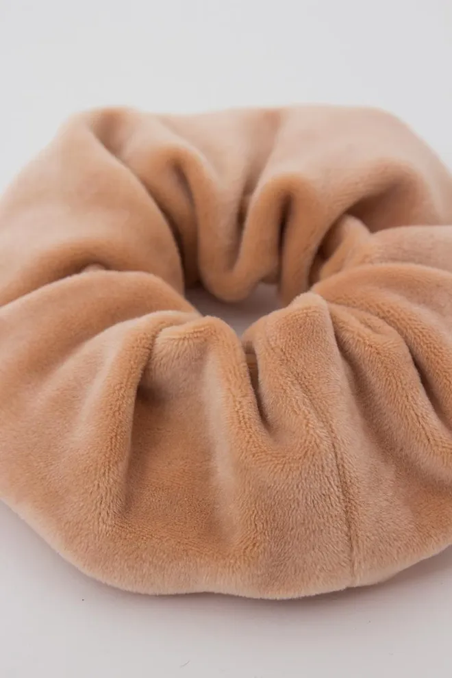 Резинка для волос Soft winter elastik Giulia (latte)