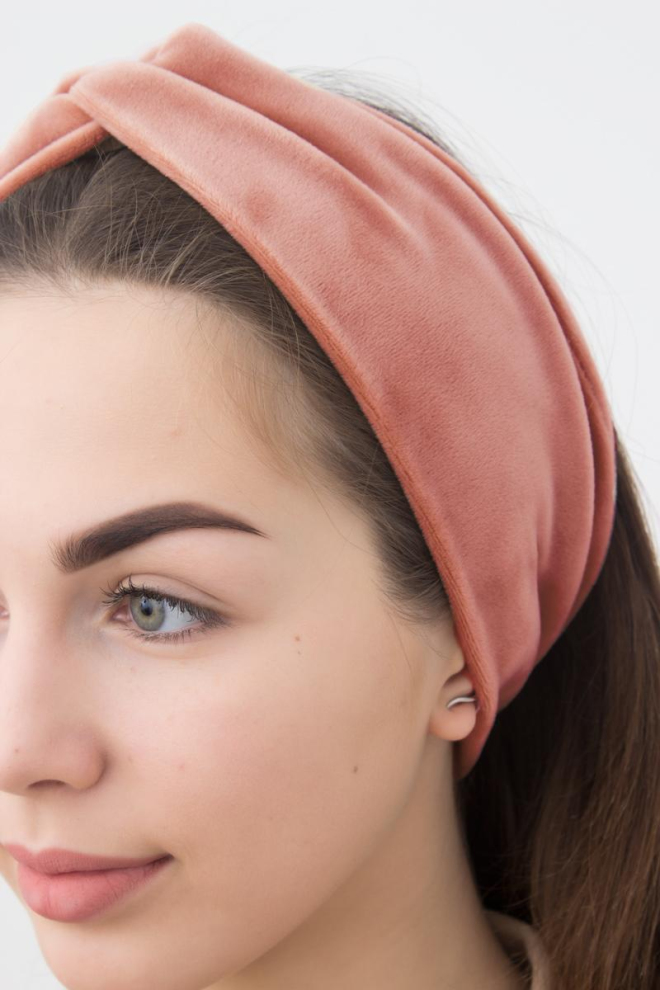 Повязка на голову Soft winter Giulia (coral)