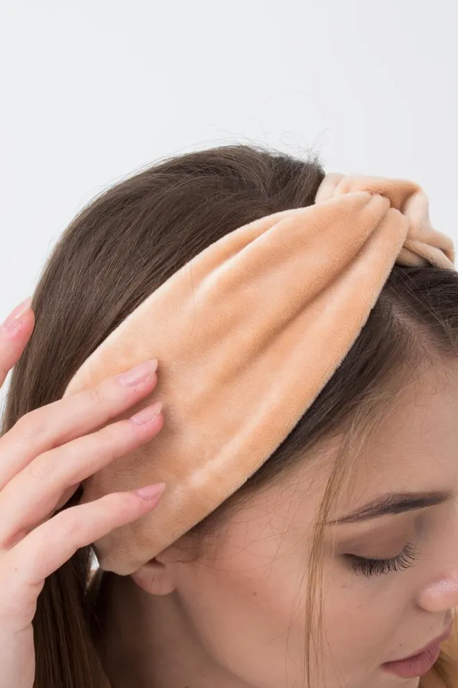 Пов'язка на голову Soft winter Giulia (latte)