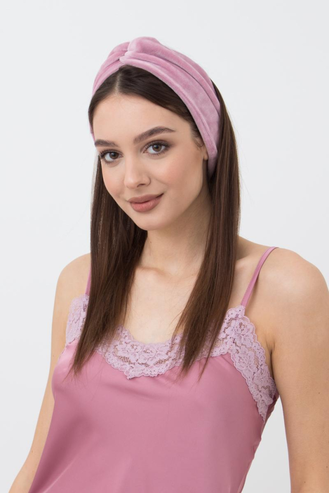 Пов'язка на голову Soft winter Giulia (pink)
