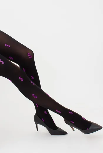 Колготки з малюнком Splash 70 den model 1 Giulia (nero/pink)