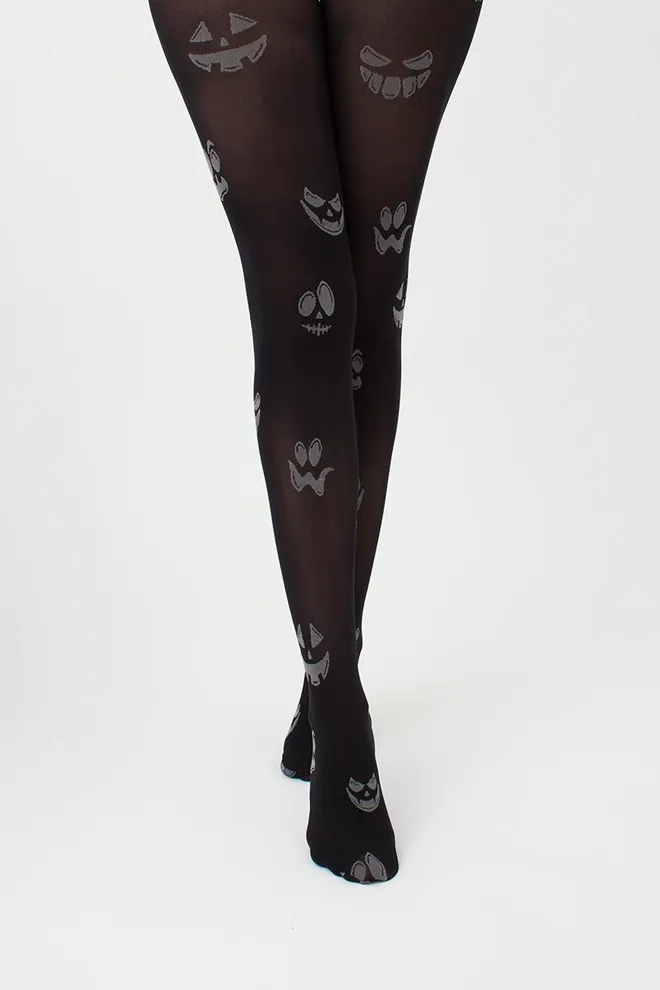 Фантазійні колготки з малюнком Splash 70 den model 10 Giulia (nero/steel), чорний/сірий