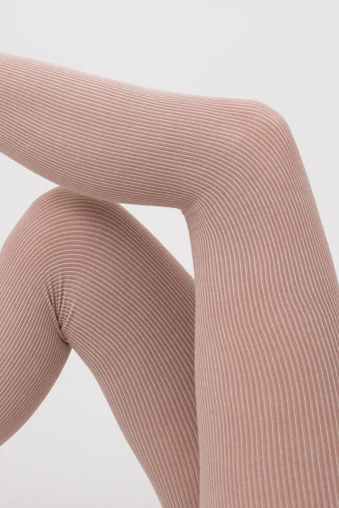 Колготки теплі з візерунком Split 180 den model 1 Giulia (moonlight)