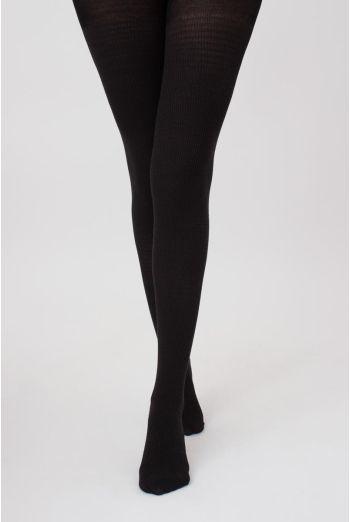 Колготки теплі з візерунком Split 180 den model 4 Giulia (pirate black) Колготки теплі з візерунком Split 180 den model 4 Giulia (pirate black)